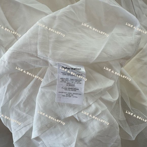 Sale🦋Reformation Lissa Dress - White - Picture 13 of 16